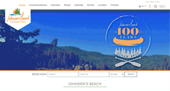 Desktop Screenshot of johnsonsbeach.com